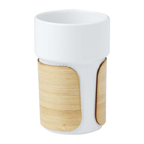 FIKA - Java 330 ml Keramikbecher mit Silikonhülle und Kunststoffdeckel
