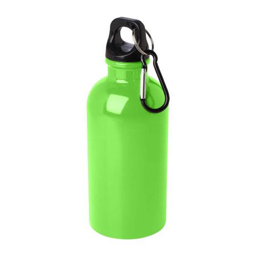 OREGON -  400 ml RCS-zertifizierte, einwandige Trinkflasche aus Edelstahl mit Karabinerhaken