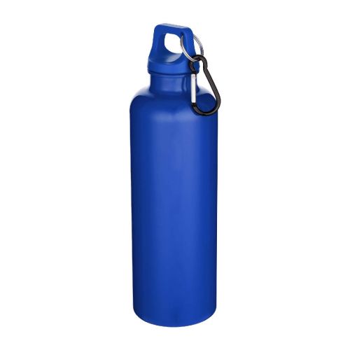 OREGON -  750 ml einfarbige RS-zertifizierte Wasserflasche aus recyceltem Kunststoff mit Karabinerhaken