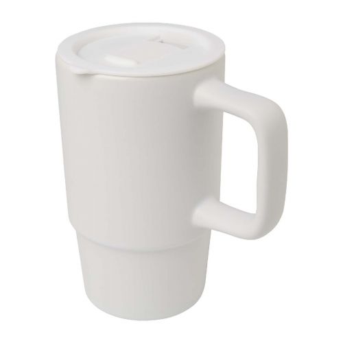 CARTER -  450 ml Keramiktasse mit Kunststoffdeckel
