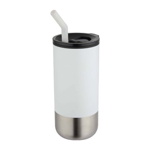 GRAYSON -  480 ml RCS recycelter Isolierbecher mit Trinkhalm