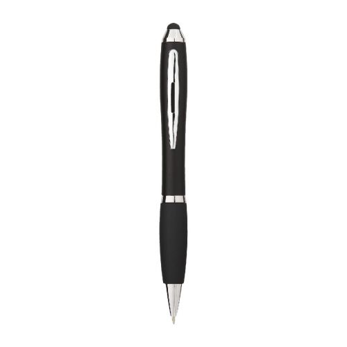 NASH - Stylus bunter Kugelschreiber mit schwarzem Griff (schwarze Mine)