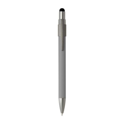 RILL -  RCS recycelter Kugelschreiber mit Stylus und Fidget Spinner (blaue Mine)