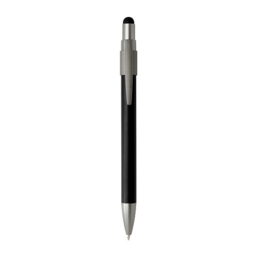 RILL -  RCS recycelter Kugelschreiber mit Stylus und Fidget Spinner (blaue Mine)