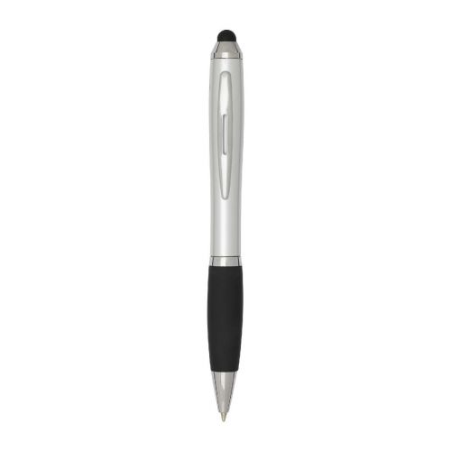 NASH -  RCS Stylus Kugelschreiber aus recyceltem Kunststoff mit farbigem Schaft und schwarzem Griff (schwarze Tinte)