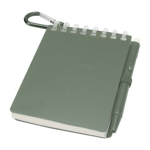 LIG MIN - i Recyceltes Outdoor-Softcover Notizbuch und Kugelschreiber Set (schwarze Mine)