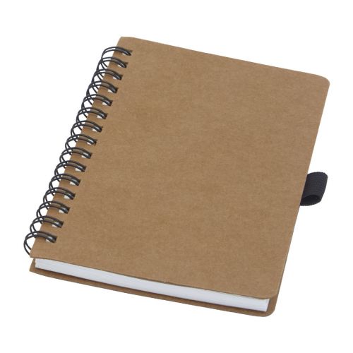 COBBLE A6 - Notizbuch mit Spiralbindung aus recyceltem Karton mit Steinpapier