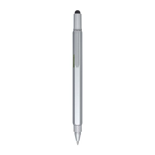DORA - Multifunktionsstift aus recyceltem Aluminium (schwarze Mine)