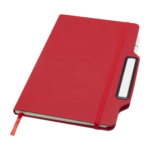 NEXUS -  A5 Hardcover Notizbuch mit Kugelschreiber und Bleistiftset (schwarze Mine)