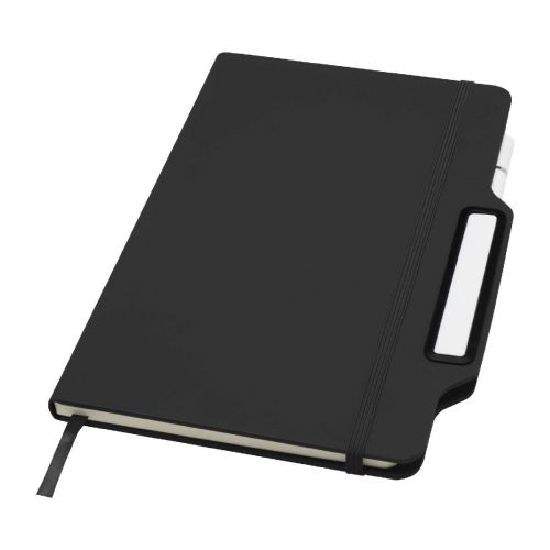 NEXUS -  A5 Hardcover Notizbuch mit Kugelschreiber und Bleistiftset (schwarze Mine)