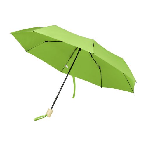 BIRGIT -  21'' faltbarer winddichter Regenschirm aus recyceltem PET