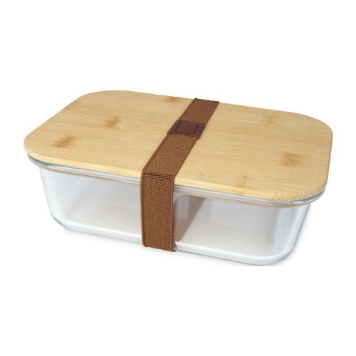 ROBY - Tite 700 ml Lunchbox aus Edelstahl mit Bambusdeckel