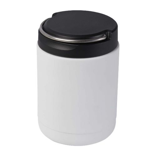 DOVERON - Supo 480 ml doppelwandiger Lunchpot aus recyceltem Edelstahl mit faltbarem Löffel