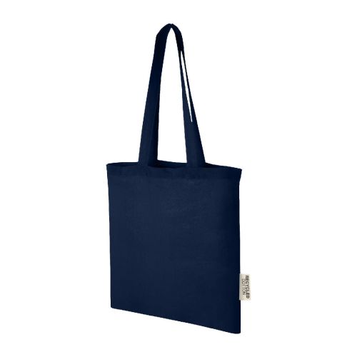 MADRAS -  140 g/m² Baumwoll Tragetasche aus GRS recycelter Baumwolle, 7L