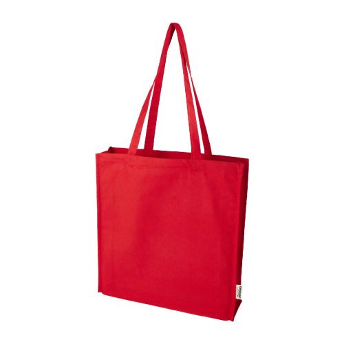 ODISHA -  180 g/m² OCS Bio Tragetasche mit Seitenfalten 14L