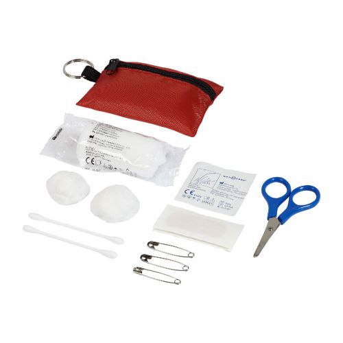 VALDEMAR -  16-teilige Erste-Hilfe-Tasche mit Schlüsselanhänger