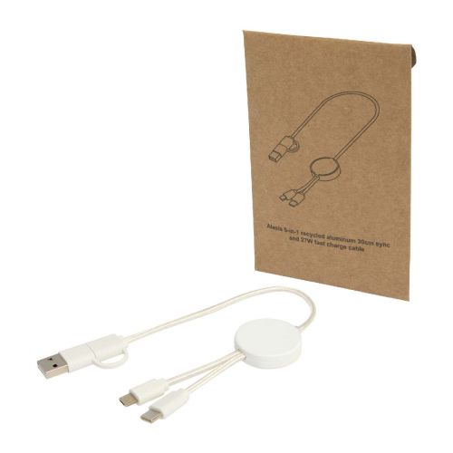 W CITALA - Citala 30 cm 5-in-1 Kabel aus recyceltem Kunststoff für Datenübertragung und 27W Schnellladung