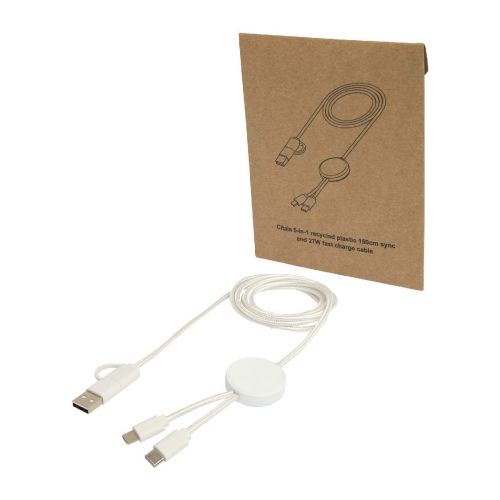W CITALA - Citala 150 cm 5-in-1 Kabel aus recyceltem Kunststoff für Datenübertragung und 27W Schnellladung