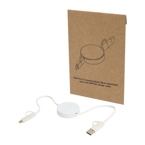 W CITALA - Citala 150 cm 5-in-1 Kabel aus recyceltem Kunststoff für Datenübertragung und 27W Schnellladung