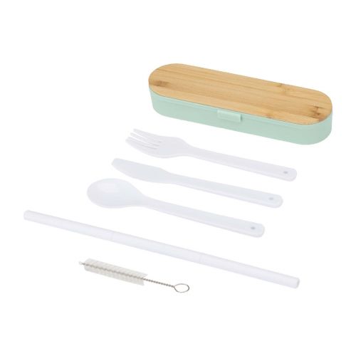 RUNA -  Besteckset mit Bambusdeckel