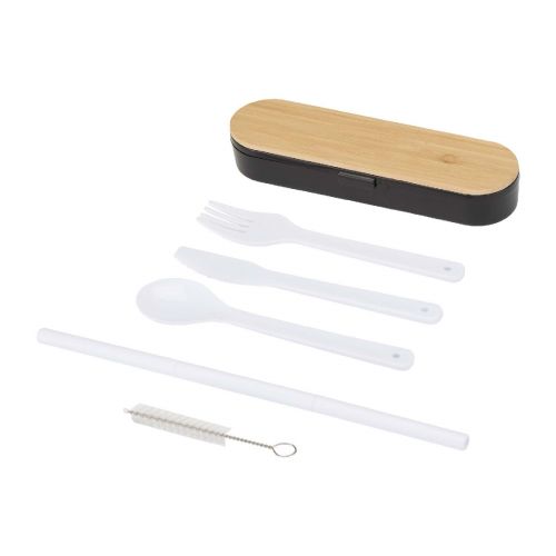 RUNA -  Besteckset mit Bambusdeckel