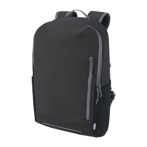 AQUA - wasserabweisender 15" Laptop-Rucksack aus GRS Recyclingmaterial 21 L