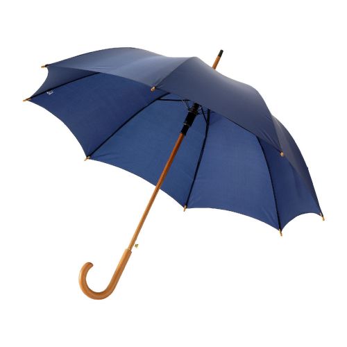 KYLE -  23" Automatikregenschirm mit Holzstange und -griff