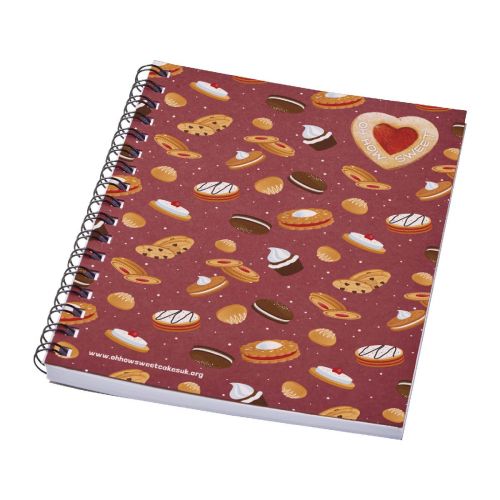 A6 - Desk-Mate®  farbiges Notizbuch mit Spiralbindung