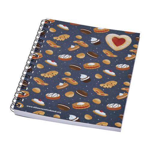 A6 - Desk-Mate®  farbiges Notizbuch mit Spiralbindung