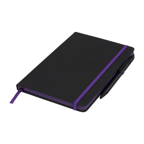 NOIR EDGE -  A5 Notizbuch mit farbigem Rand