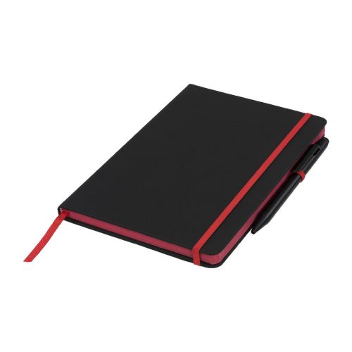 NOIR EDGE -  A5 Notizbuch mit farbigem Rand