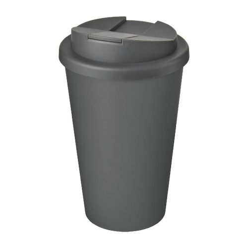 AMERICANO® -  Eco 350 ml recycelter Becher mit auslaufsicherem Deckel