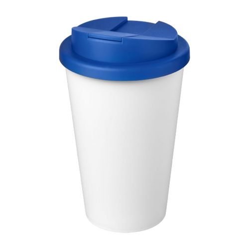 AMERICANO® -  Eco 350 ml recycelter Becher mit auslaufsicherem Deckel
