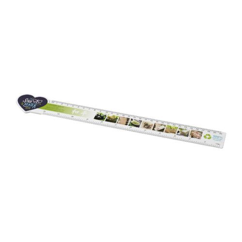 TAIT - 30 cm herzförmiges Lineal aus Recycling-Kunststoff