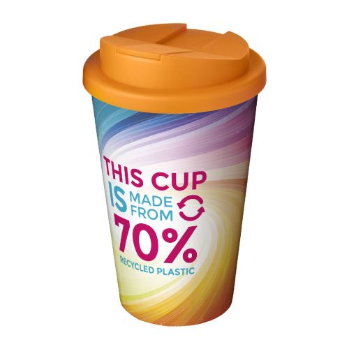 BRITE-AMERICANO® -  Eco 350 ml Isolierbecher mit auslaufsicherem Deckel