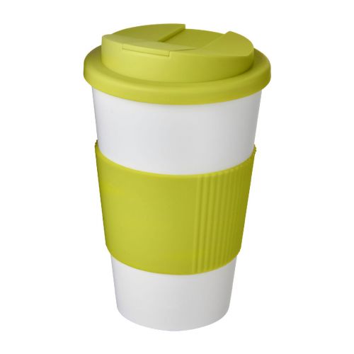 - Americano® 350 ml Isolierbecher mit Schutzring & auslaufsicherem Schraubverschluss
