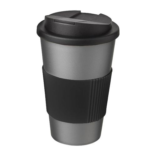 - Americano® 350 ml Isolierbecher mit Schutzring & auslaufsicherem Schraubverschluss
