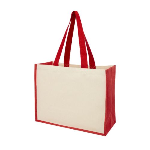 VARAI -  320 g/m Canvas und Jute Einkaufstasche 23L