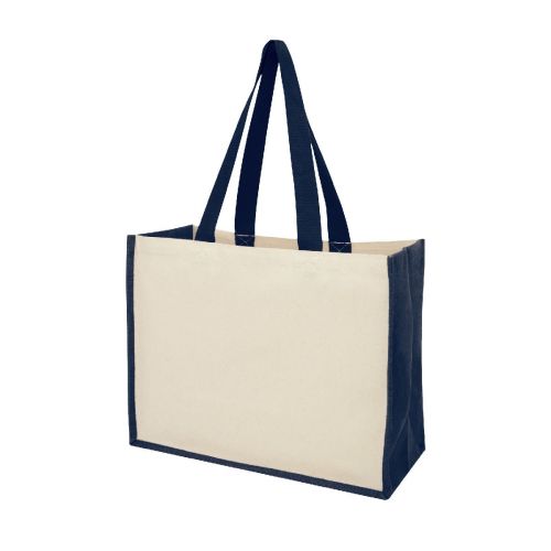 VARAI -  320 g/m Canvas und Jute Einkaufstasche 23L
