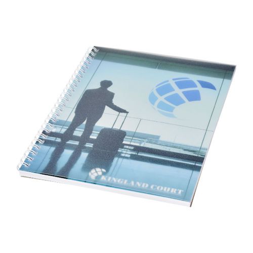 - Desk-Mate® A5 Notizbuch mit Kunststoff Cover und Spiralbindung