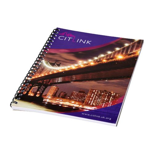 - Desk-Mate® A5 Notizbuch mit Spiralbindung