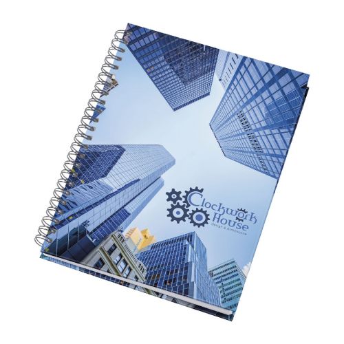 - Wiro A5 Notizblock mit Hardcover und Spiralbindung