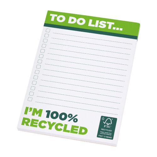 A6 - Desk-Mate® A5 recycelter Notizblock