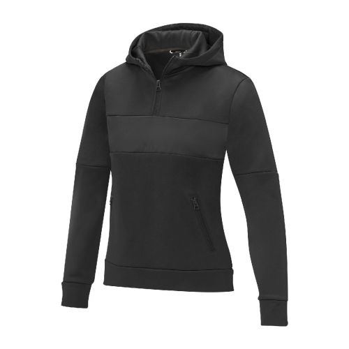 SAYAN -  Kapuzenpullover mit halbem Reißverschluss für Damen