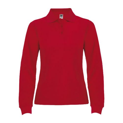 ESTRELLA -  Langarm Poloshirt für Damen