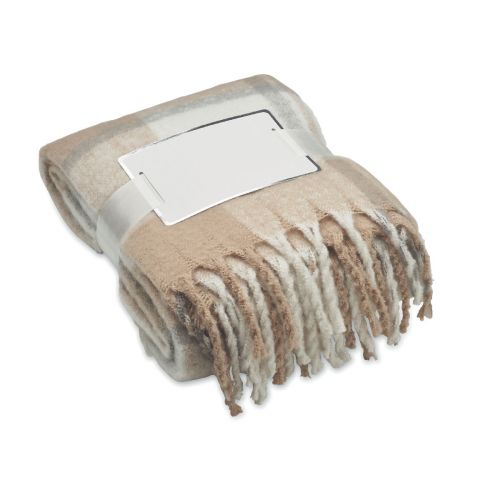 QUET - Karierte mohair-decke