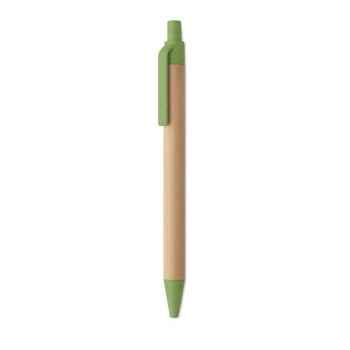 ITEA COLOUR - Druckkugelschreiber mit bambus