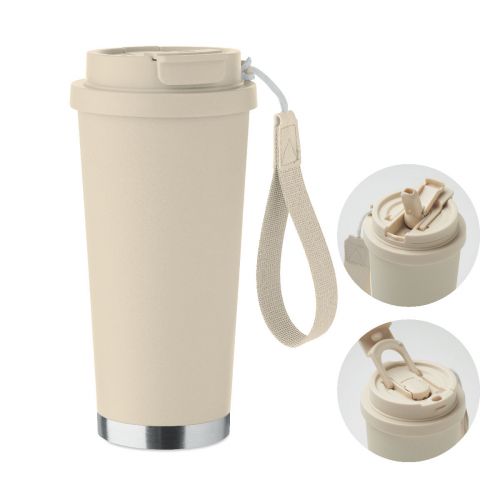 TOPAZ LARGE - Doppelwandiger trinkbecher 500m