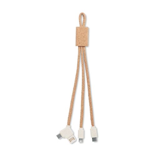 CABIE - 3in1 ladekabel kork