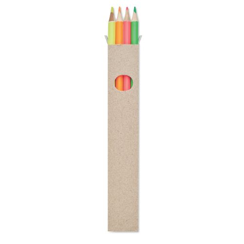 BOWY - 4 textmarker-buntstifte
